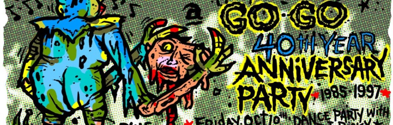 Einstein A Go Go party poster