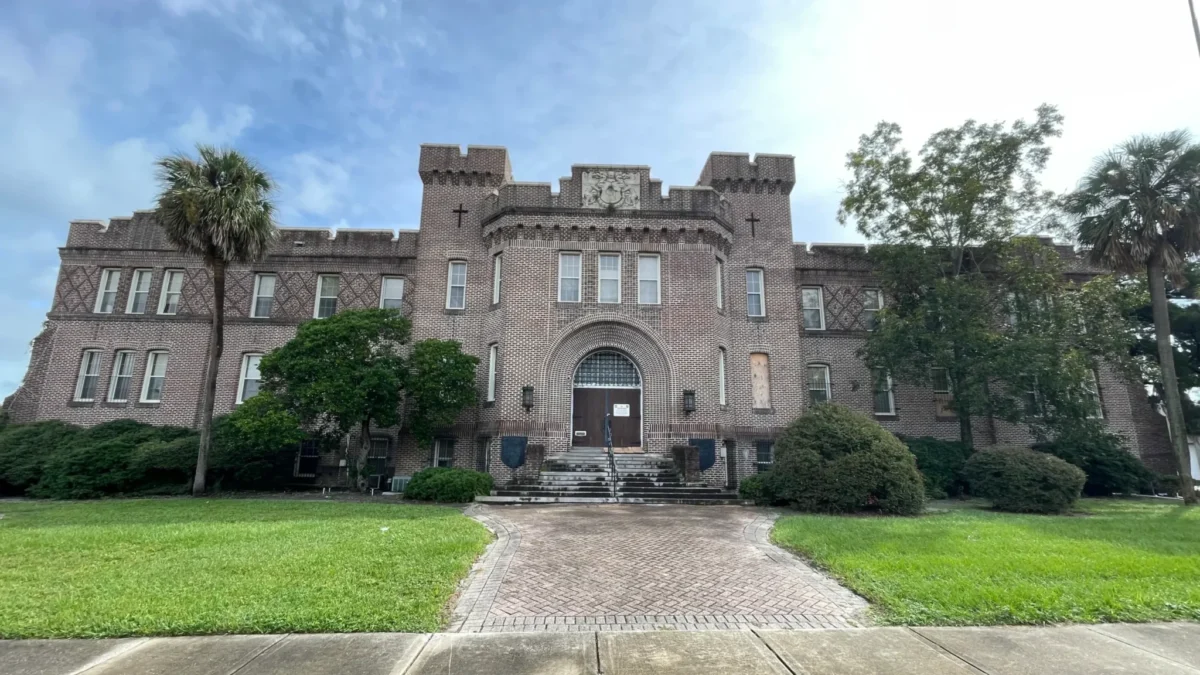 The historic Armory building