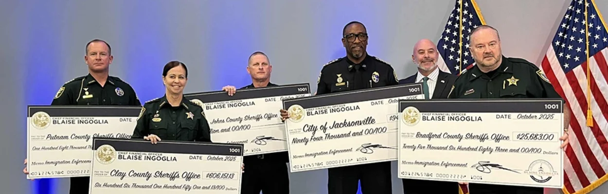 Blaise Ingoglia awards Northeast Florida sheriffs with ICE reimbursements
