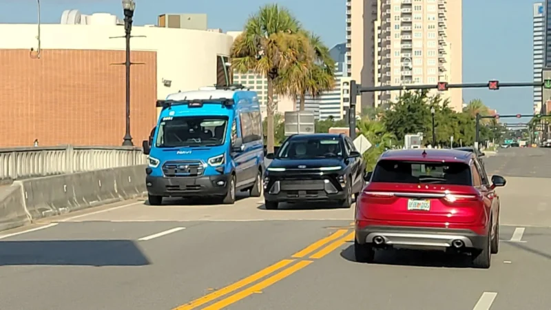 Featured image for “Driverless Downtown shuttles are drawing few riders”