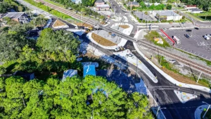 Featured image for “Unusual roundabout opens after 4 months in Murray Hill”