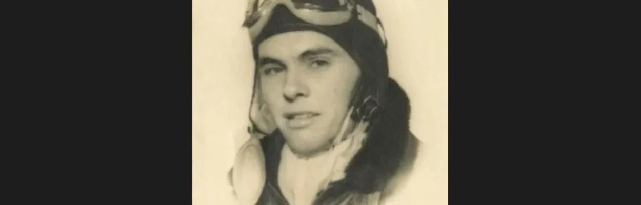 Portrait of WWII pilot J.G. Ralph Cornelius Dupont