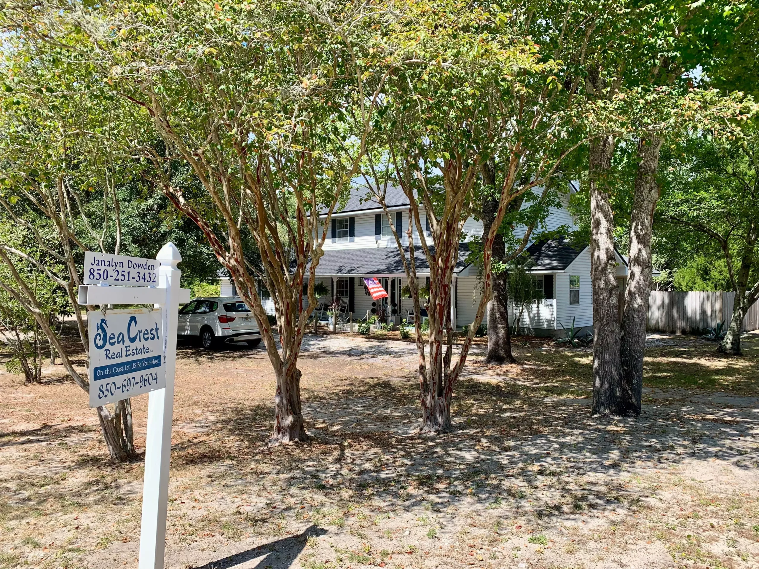 A home for sale as lawmakers consider property tax reductions.
