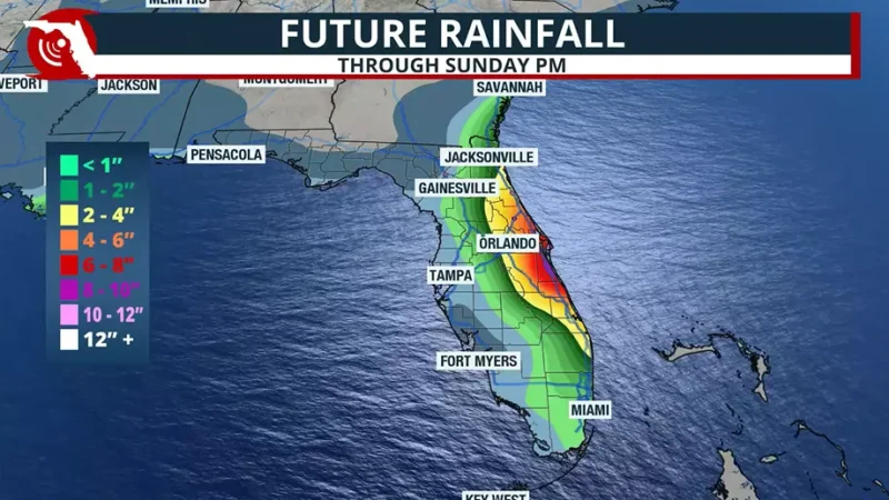 Featured image for “Squalls and flooding headed our way this weekend”