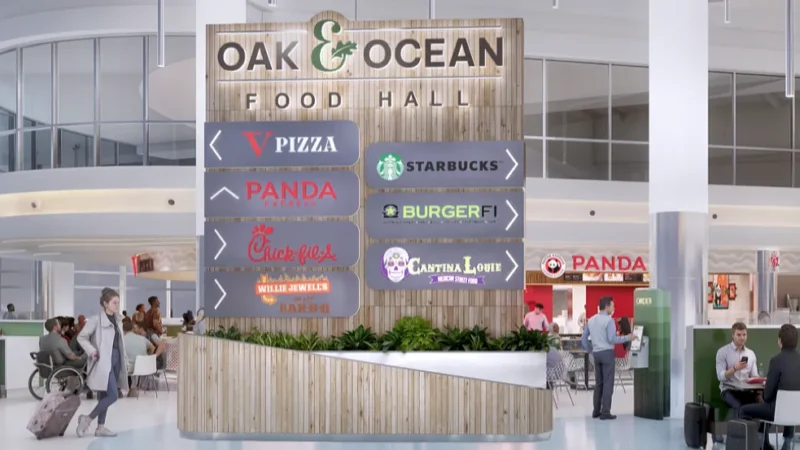 Featured image for “New restaurants lined up for Jacksonville’s airport”