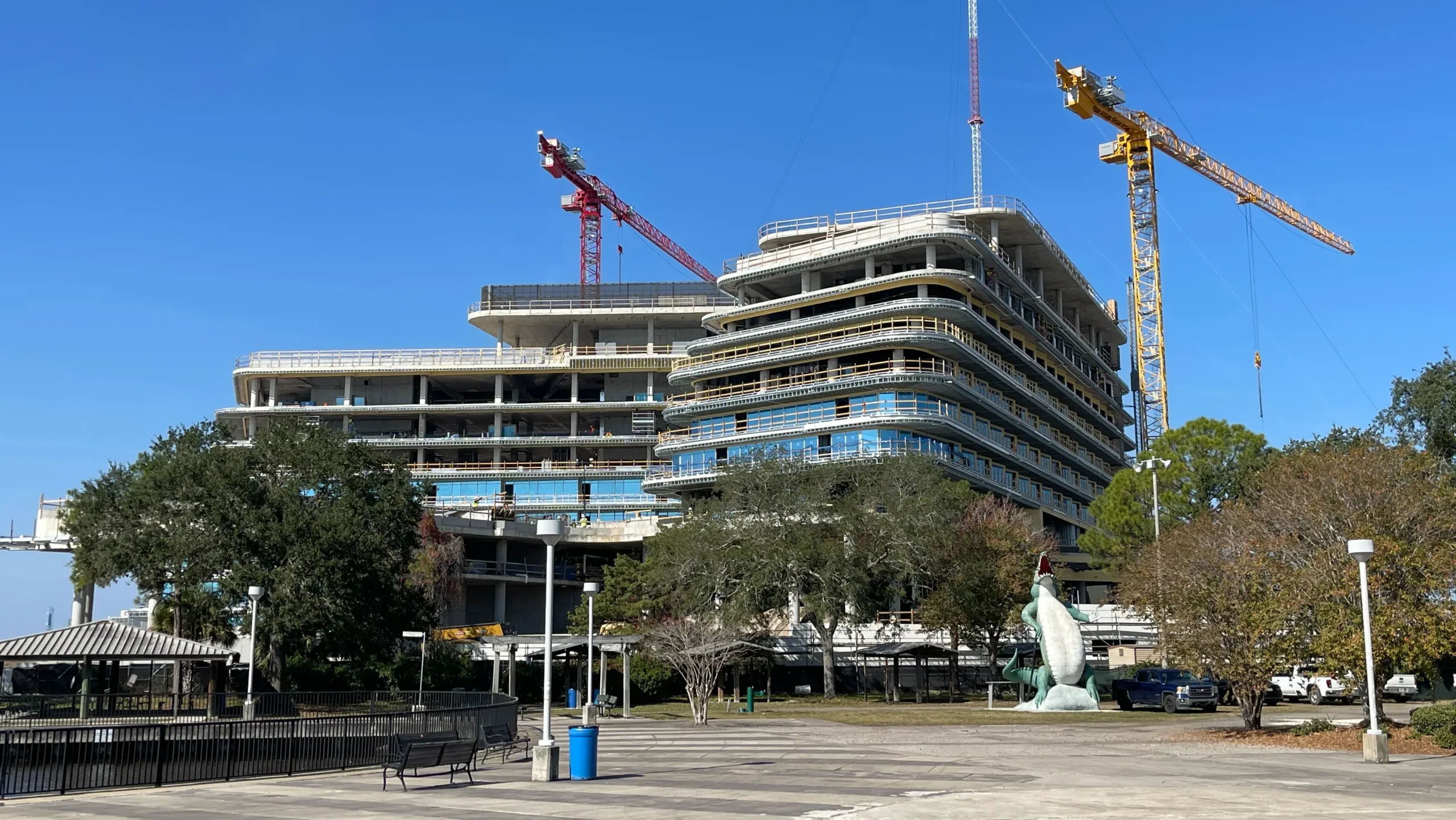 The Four Seasons construction site in Downtown Jacksonville.