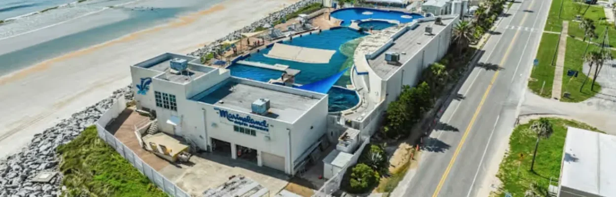 Aerial photo of Marineland.