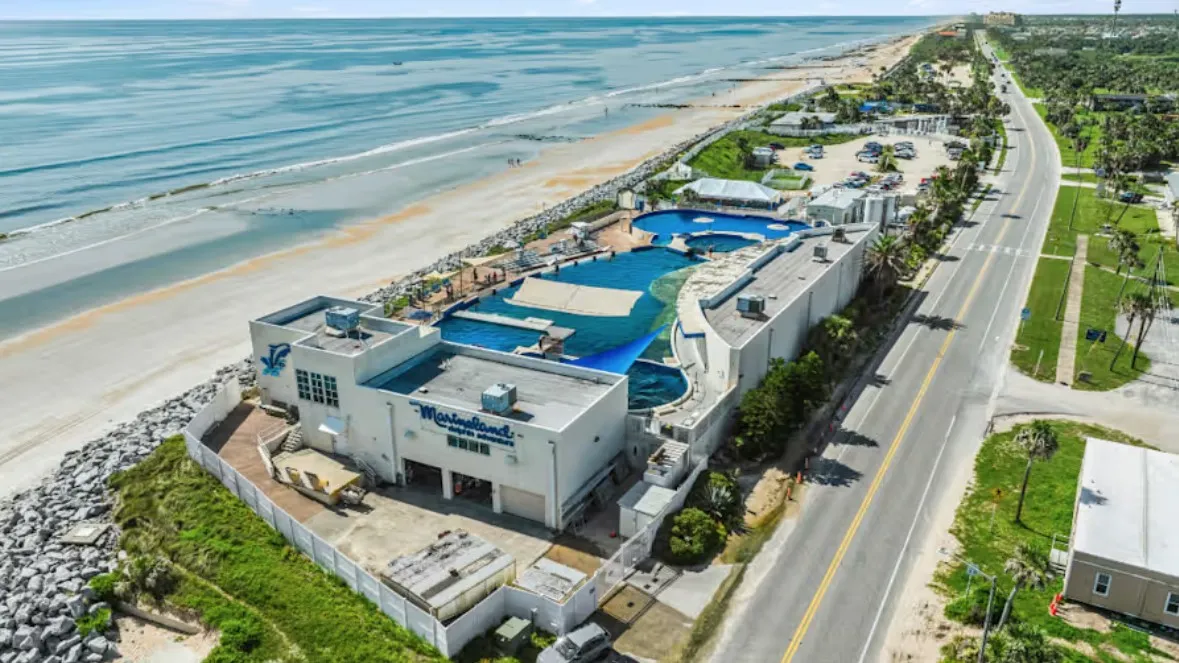 Aerial photo of Marineland.