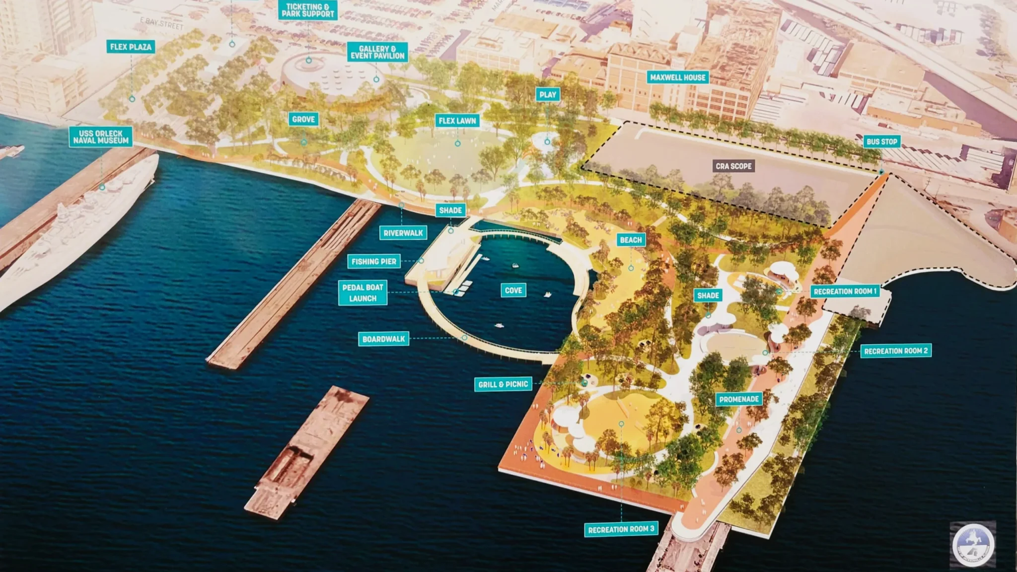 A diagram of Shipyards West Park