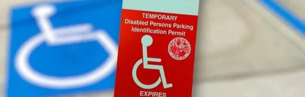 A parking placard for pregnant women