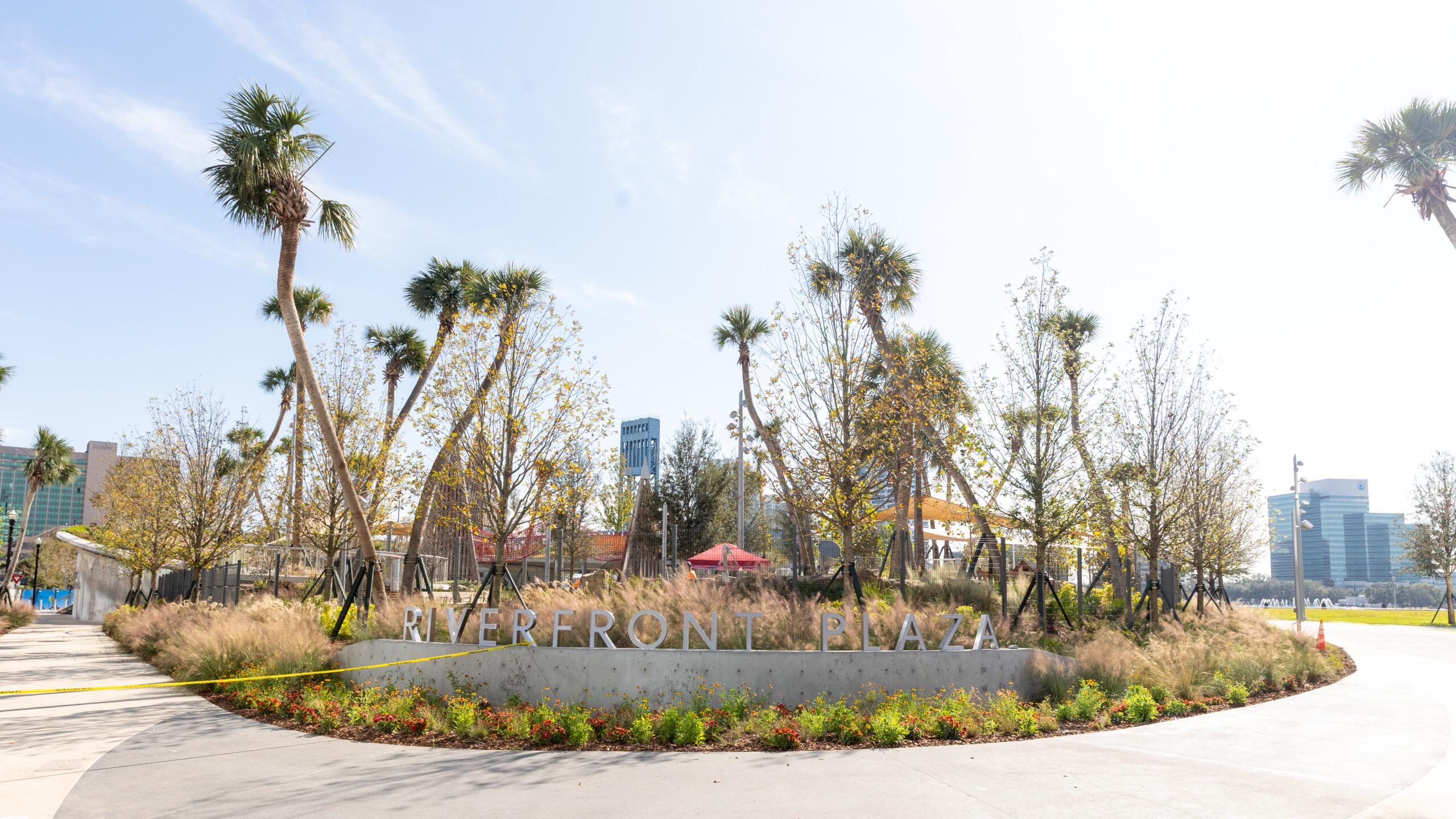 Featured image for “Riverfront Plaza to be second ‘destination’ Downtown park to open this month”