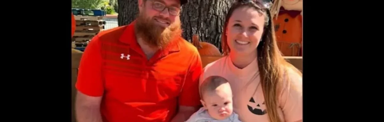 Mitchell Patch and his 1-year-old son, Everett, who were killed in a crash on Baymeadows Road.