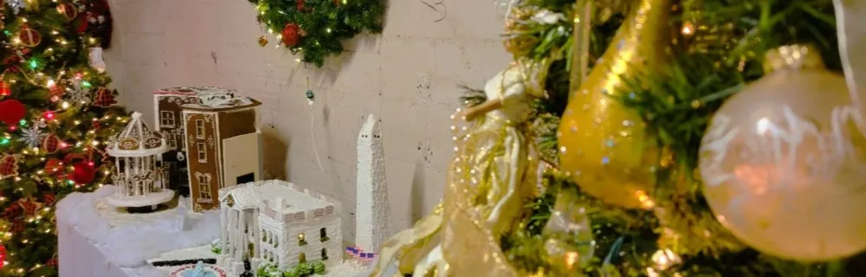 Gingerbread creations at the Jacksonville History Center