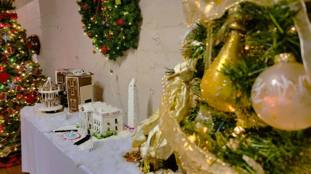 Gingerbread creations at the Jacksonville History Center