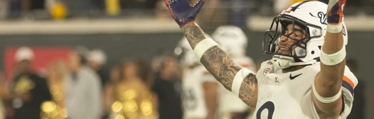 University of Virginia safety Antonio Clary during the 81st TaxSlayer Gator Bowl