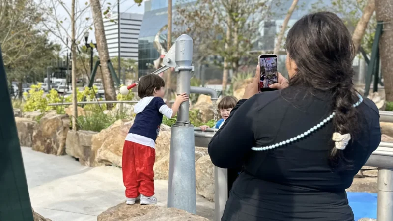 Featured image for “Spacious Riverfront Plaza and playground officially open”