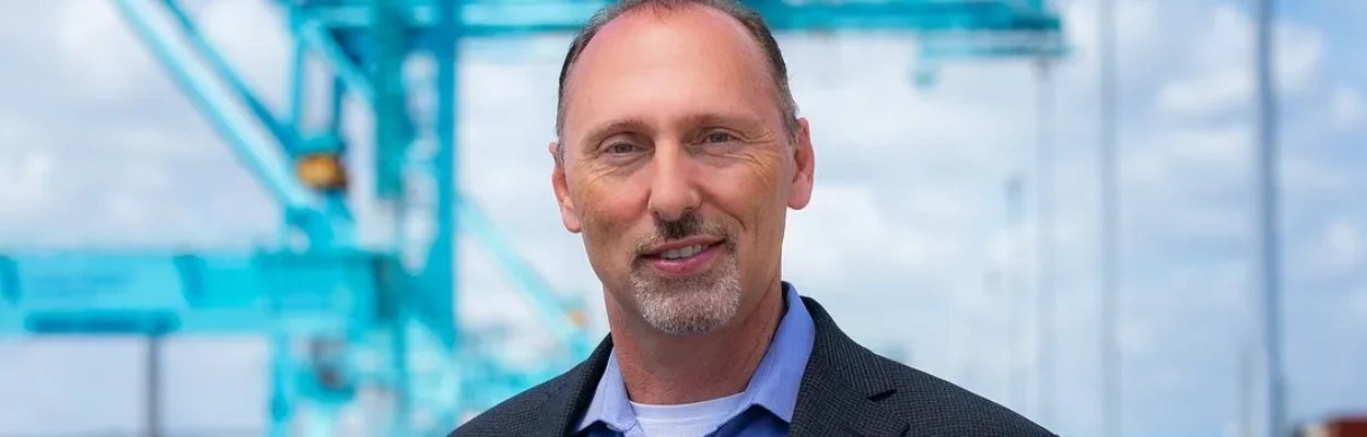Portrait of James Bennett, chief operating officer of the Jacksonville Port Authority