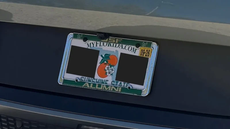 Featured image for “The hubbub over license plate frames in Florida”