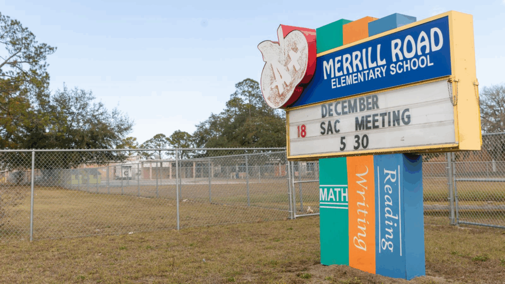 Merrill Road Elementary could have to share space with the Schools of Hope program