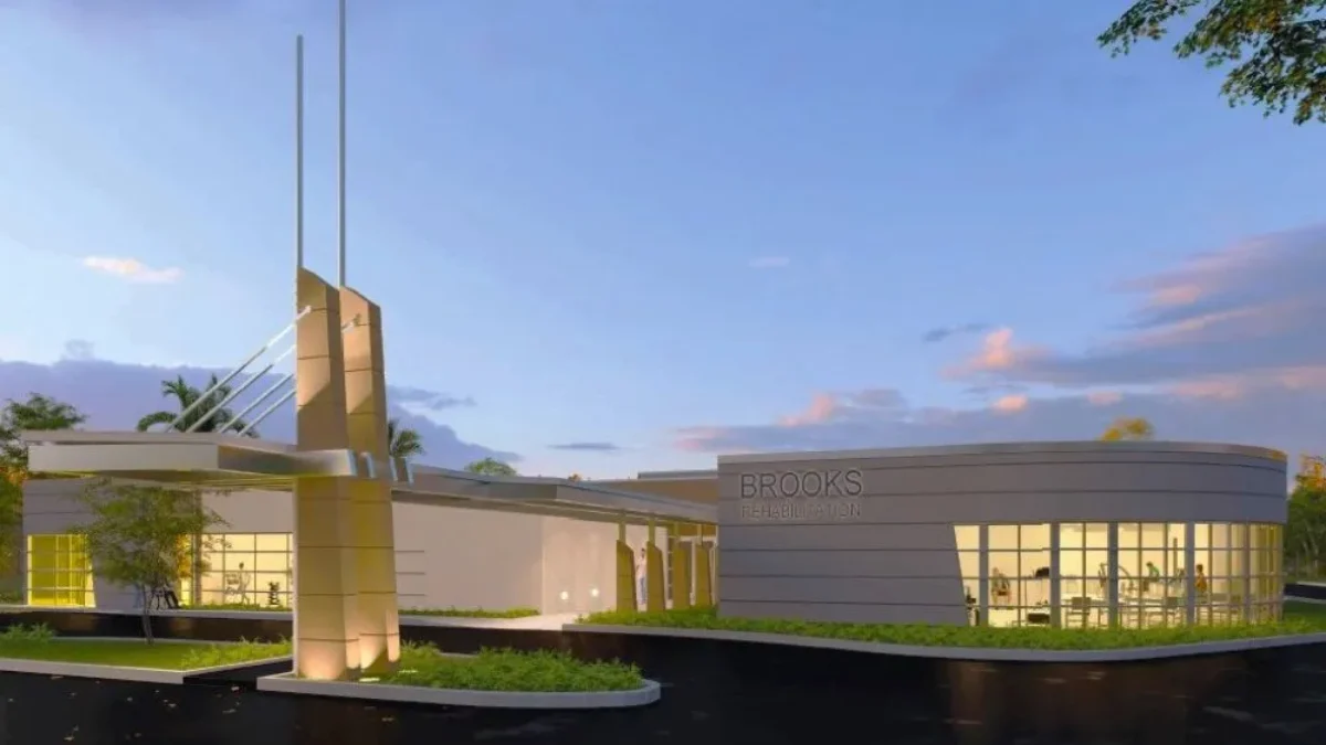 Artist rendering of the Brooks Rehabilitation Hospital's expansion in Orange Park