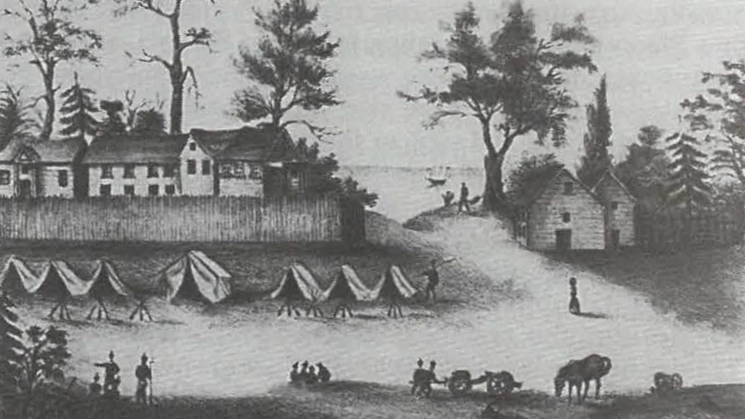 Picolata lithograph from Library of Congress