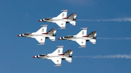 Featured image for “Thunderbirds will join Blue Angels for air show at NAS Jax”