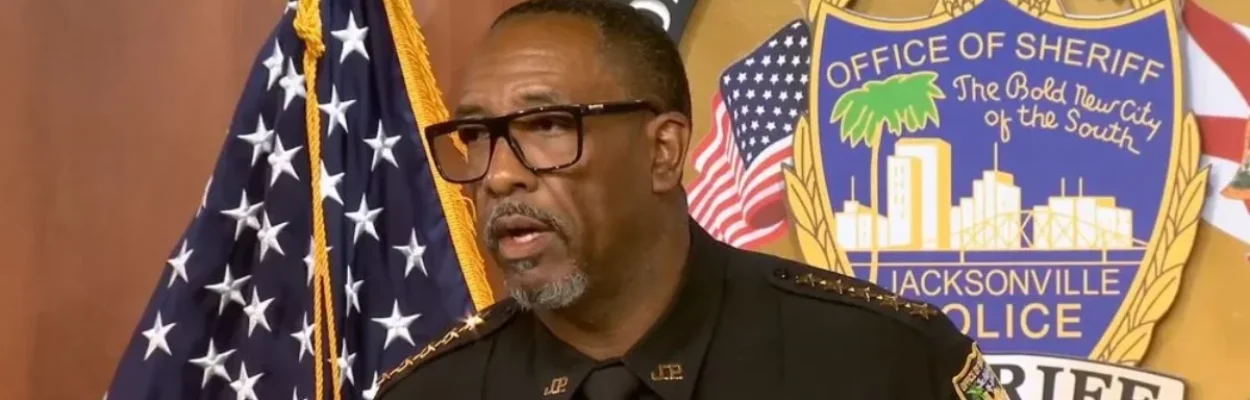 Sheriff T.K. Waters announces that an officer has been charged with stalking.