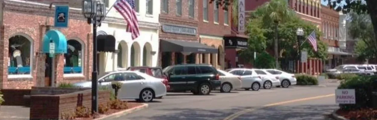 Centre Street in Fernandina Beach, where paid parking would be required.