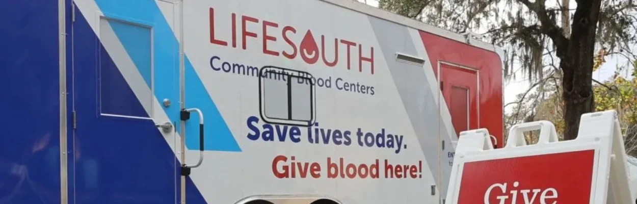 A LifeSouth blood donation site