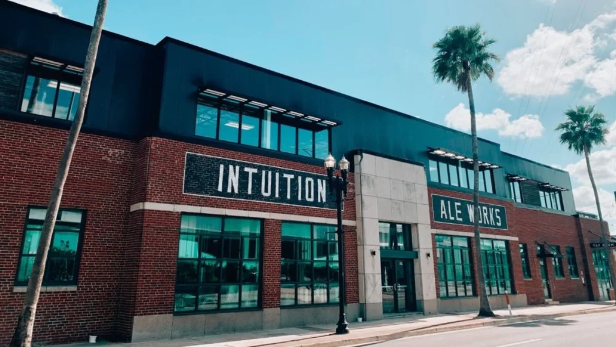 The Intuition Ale Works building in Downtown Jacksonville.