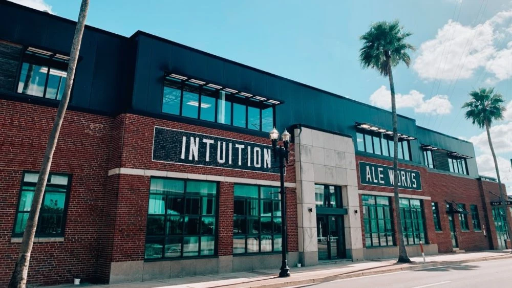 The Intuition Ale Works building in Downtown Jacksonville.