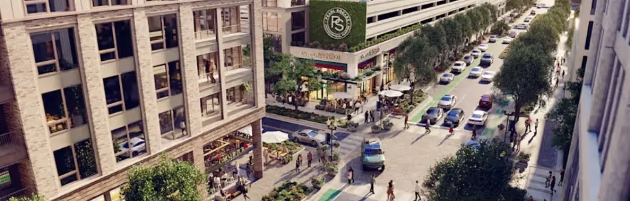 The Pearl Street retail corridor planned by Gateway Jax.