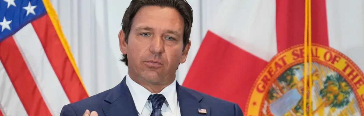 Gov. Ron DeSantis proposed redrawing congressional districts.