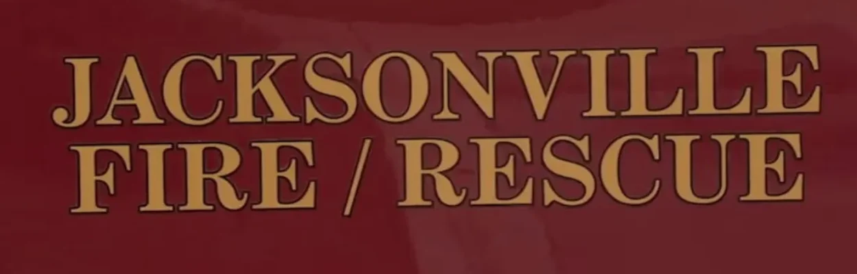 The firefighters work for the Jacksonville Fire and Rescue Department