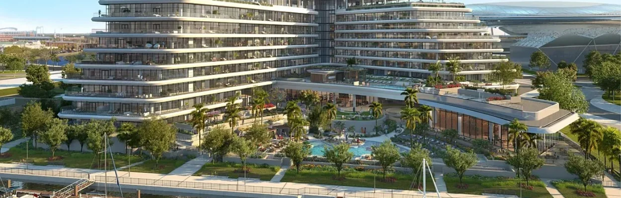 Illustration of the planned Four Seasons Hotel and Private Residences.