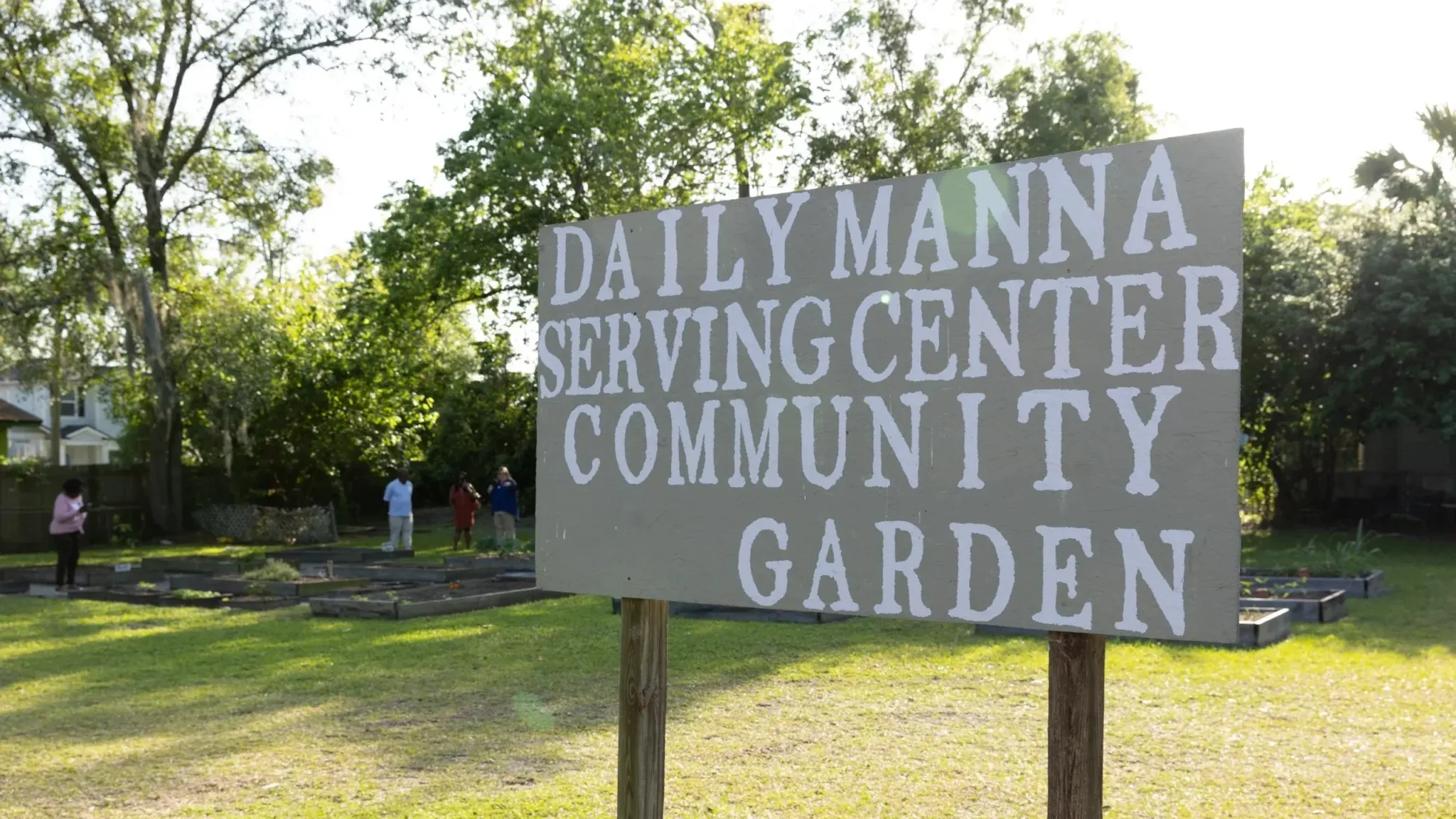An urban farm that grows local food.