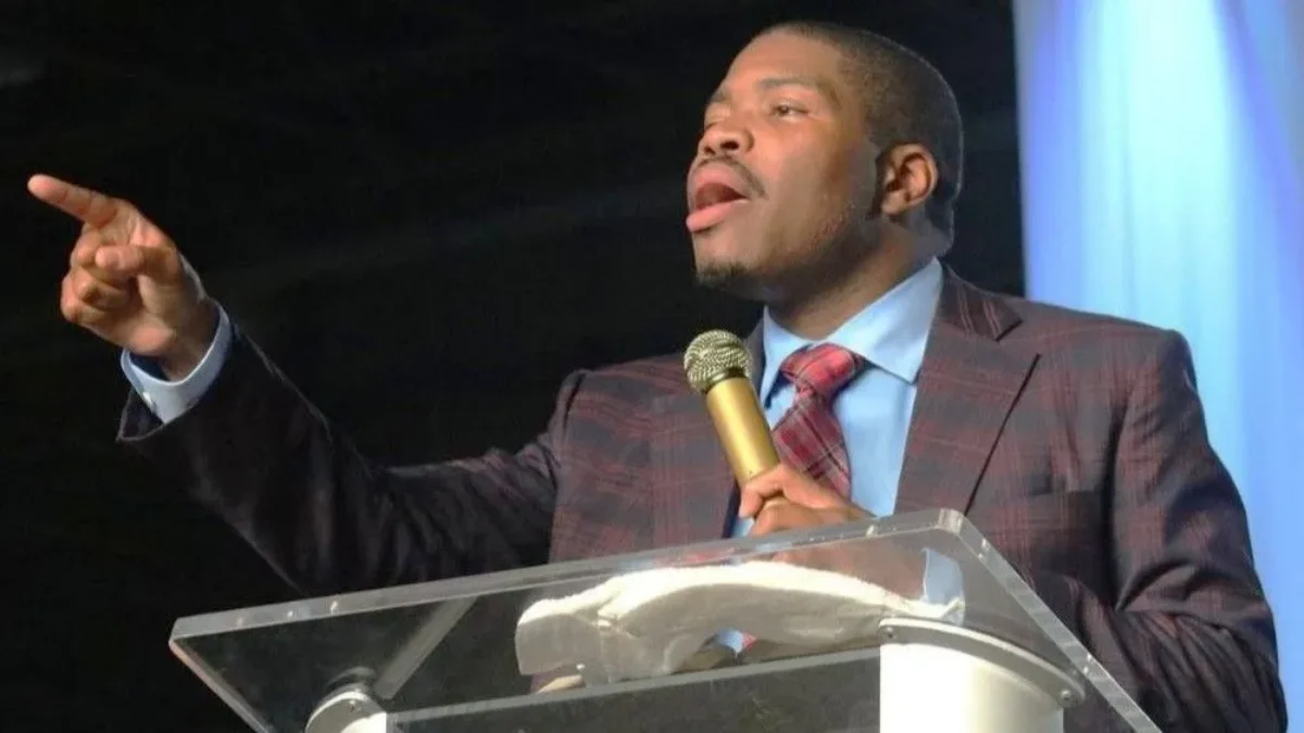 Jacksonville minister Brian Carn Jr., speaking in 2016.