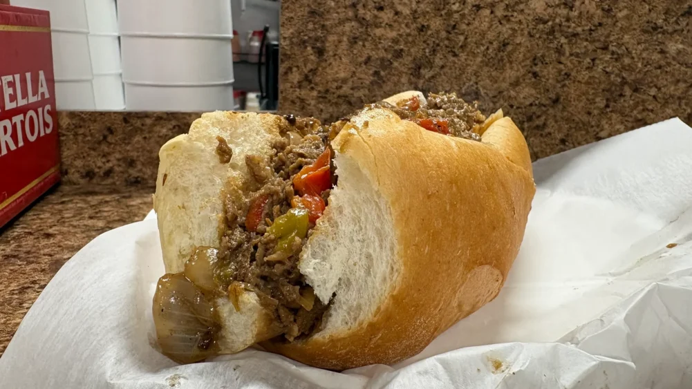 A cheesesteak at D&LP Subs
