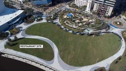 Featured image for “Plans move ahead for restaurant at Riverfront Plaza”