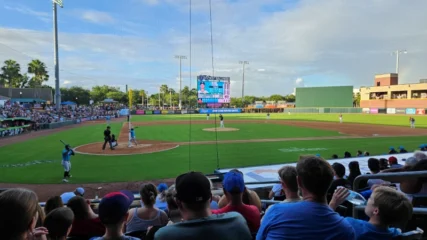 Featured image for “BIT OF JOY | Perform at a Jumbo Shrimp game”