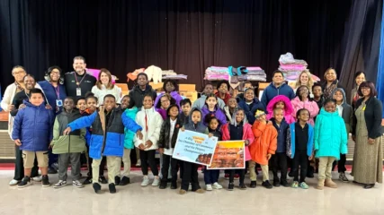 Featured image for “BIT OF JOY | Warm coats for students”