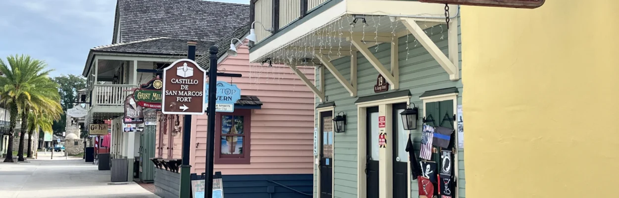 St. George Street in downtown St. Augustine