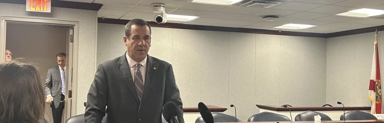 Rep. Philip Wayne "Griff" Griffitts Jr., who presented the House emergency fund guardrails bill.