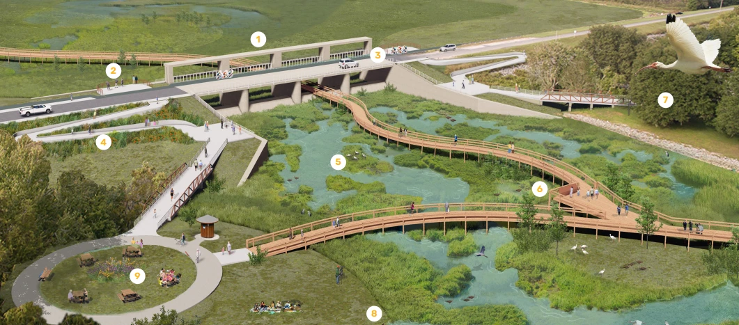 Conceptual rendering of Kirkpatrick Dam retrofit