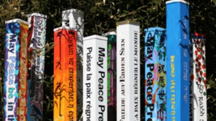 Featured image for “Peace Poles installed at the Beaches to foster harmony”