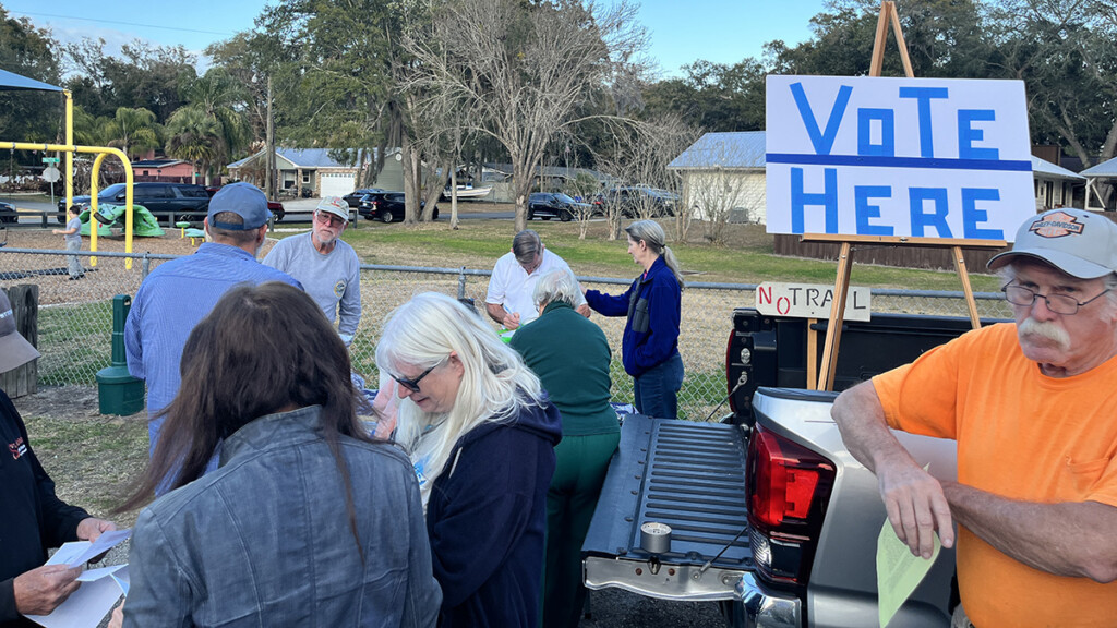 Shore Drive trail poll during community meeting