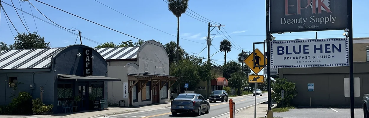 West King Street in the West City neighborhood in St. Augustine.