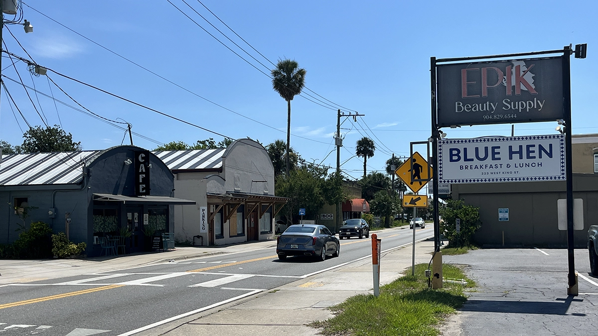 West King Street in the West City neighborhood in St. Augustine.