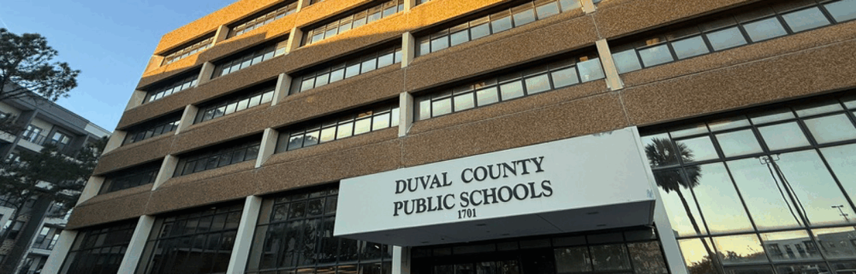 The Duval Schools headquaters building on Prudential Drive.