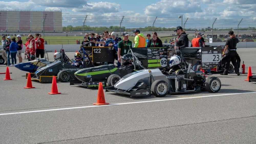 JU team hones engineering skills in race car competition